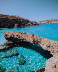 i malta private boat trips blue waters, blue lagoon arch
