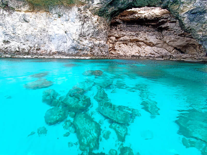 Comino Caves in Malta