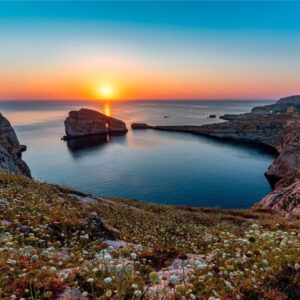 Dwejra Sunset Gozo i Malta Boat Trips