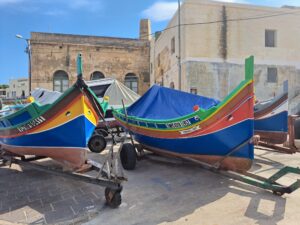 luzzu, kajjik boat , tradional boats malta