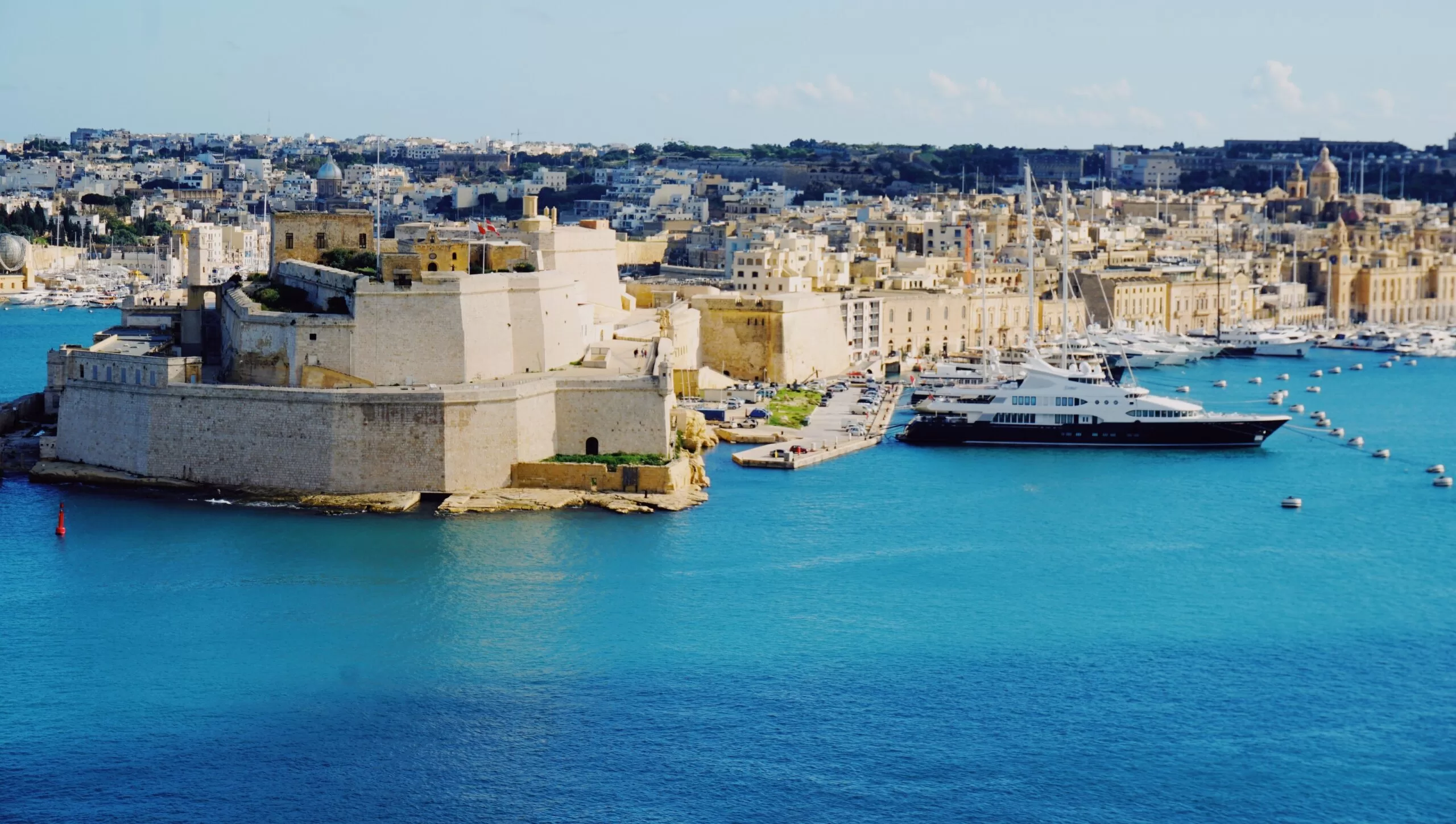 Cruise liner in Valletta, Malta